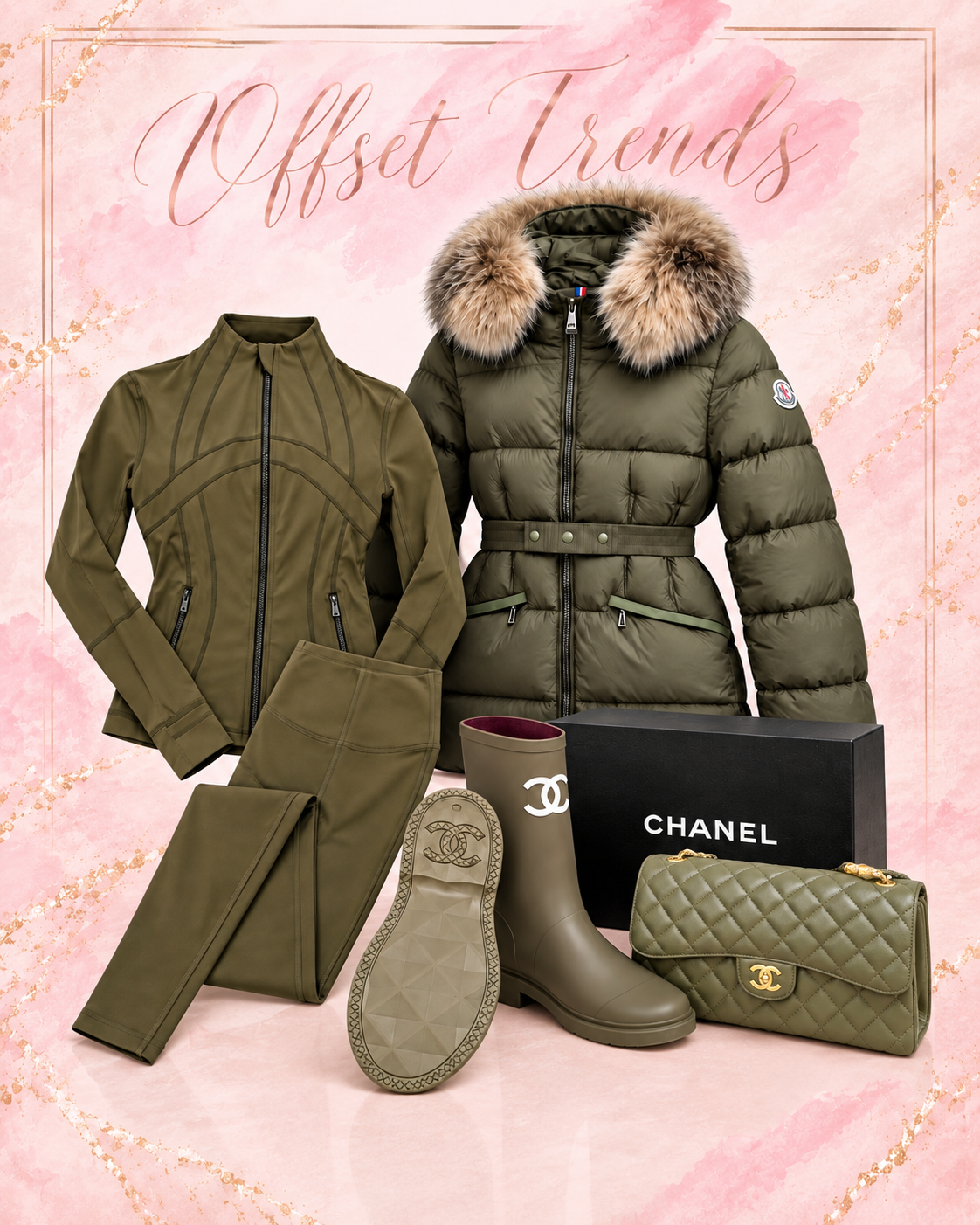 Lulu&Coat&Welly&Bag Combo