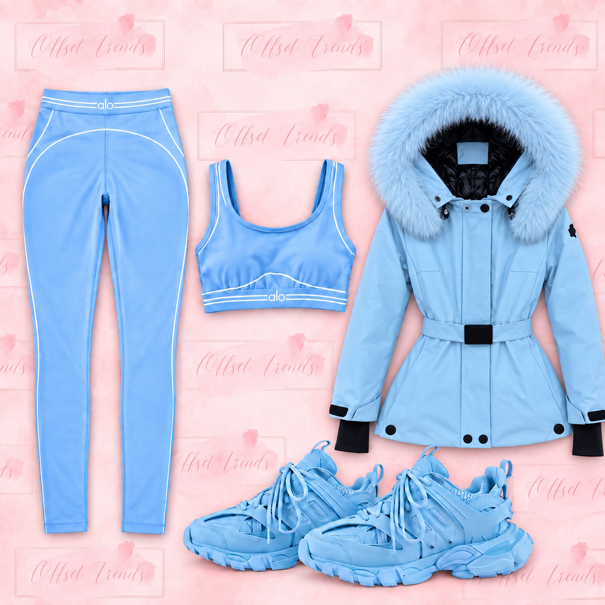 Gym Set&Coat&Tracks Combo