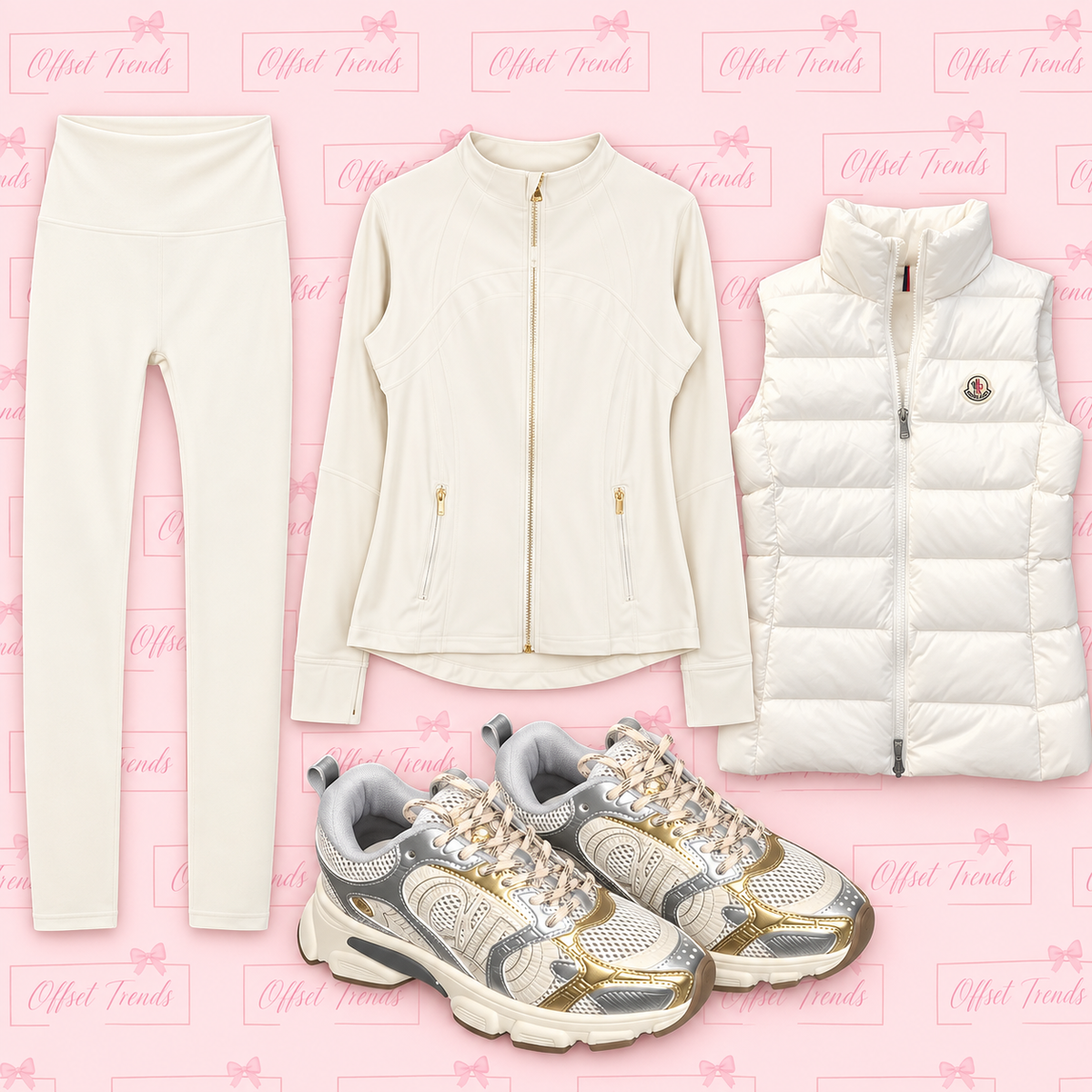 Lulu&Gilet&Trainer Combo