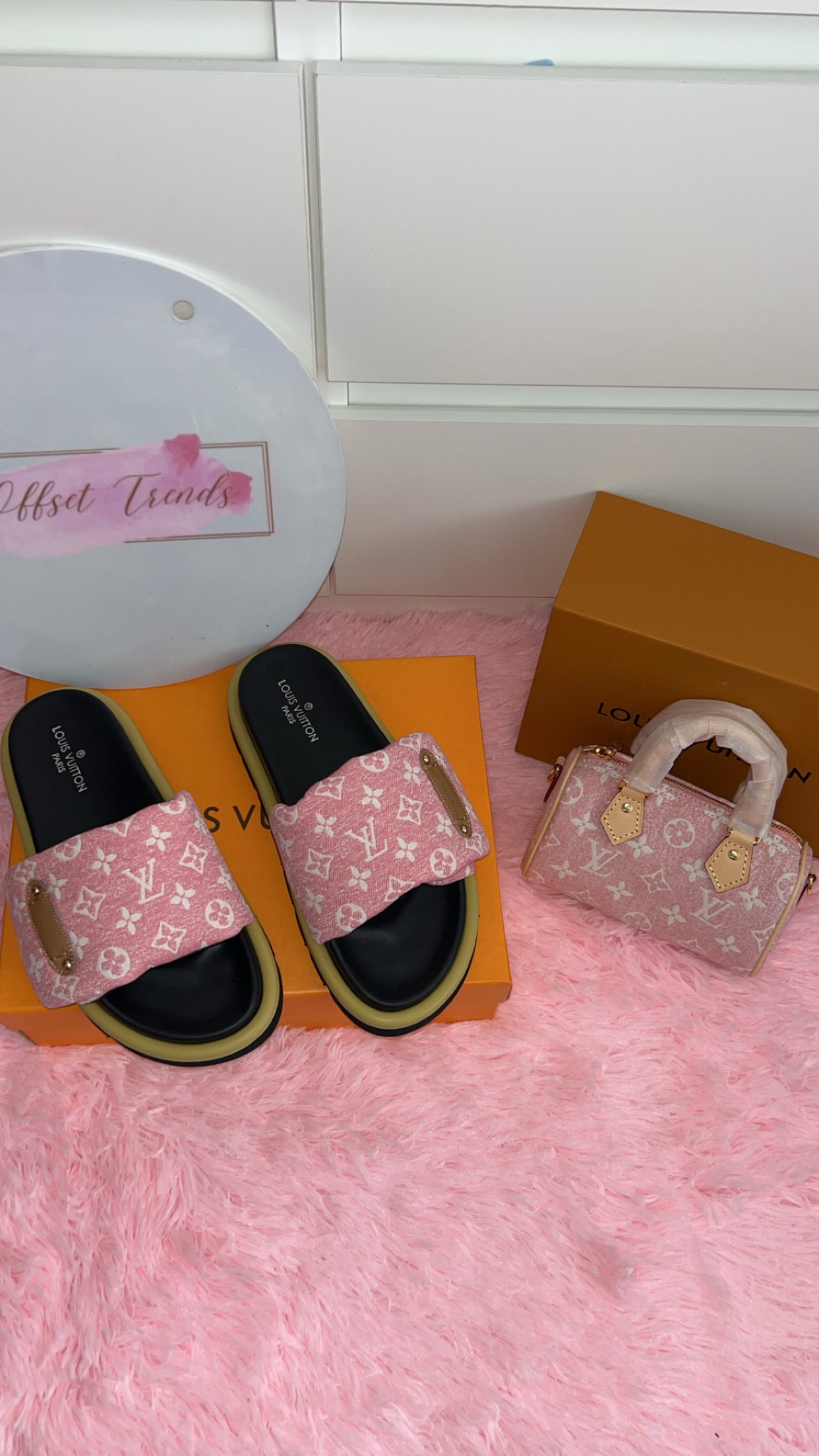 Pink Denim Set