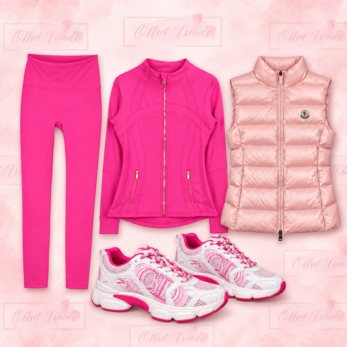 Lulu&Gilet&Trainer Combo