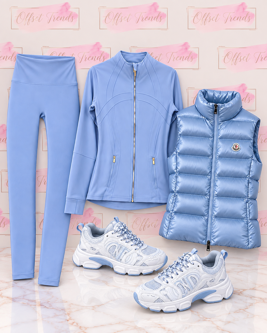 Lulu&Gilet&Trainer Combo