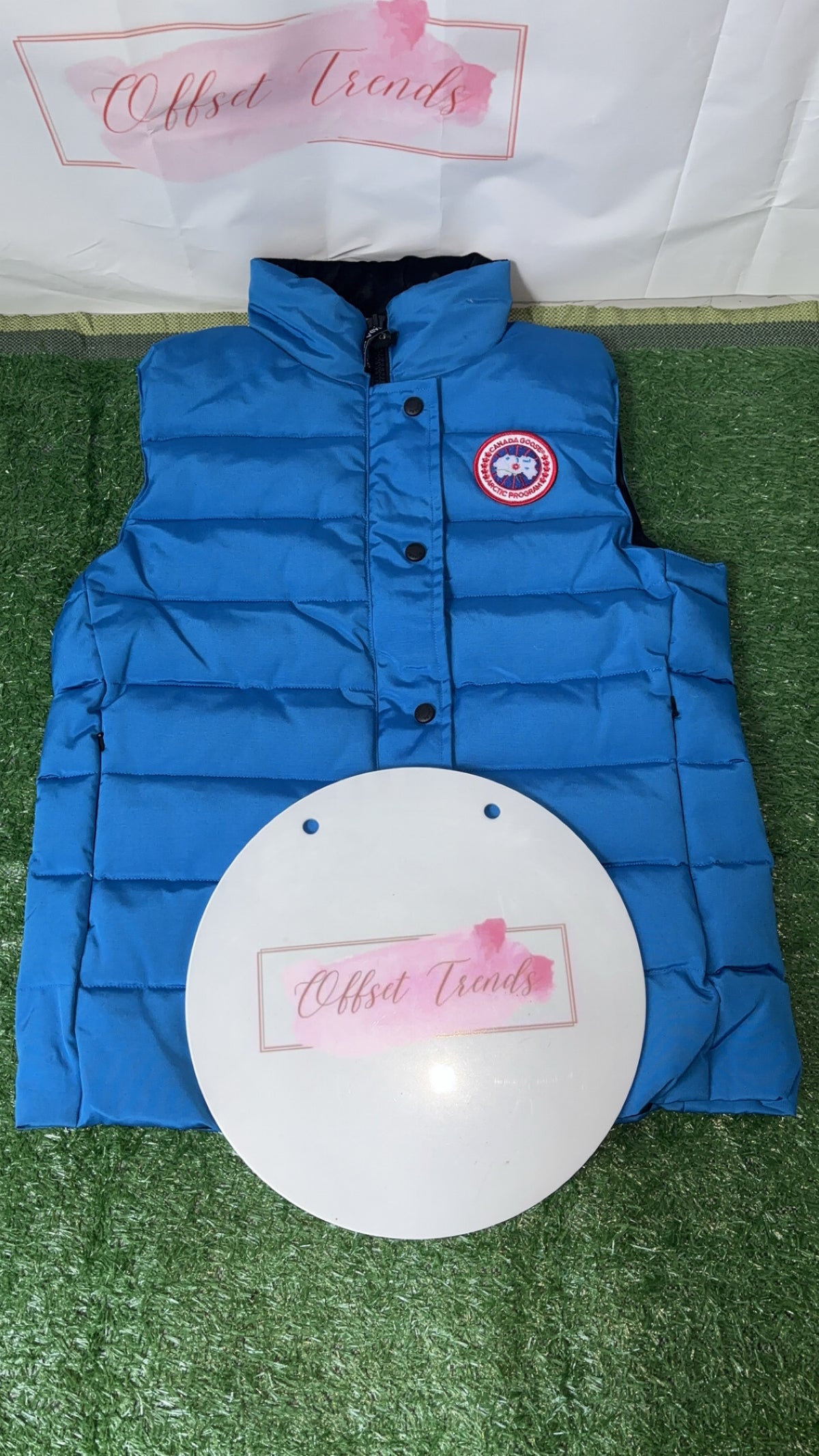 Womens Blue Gilet