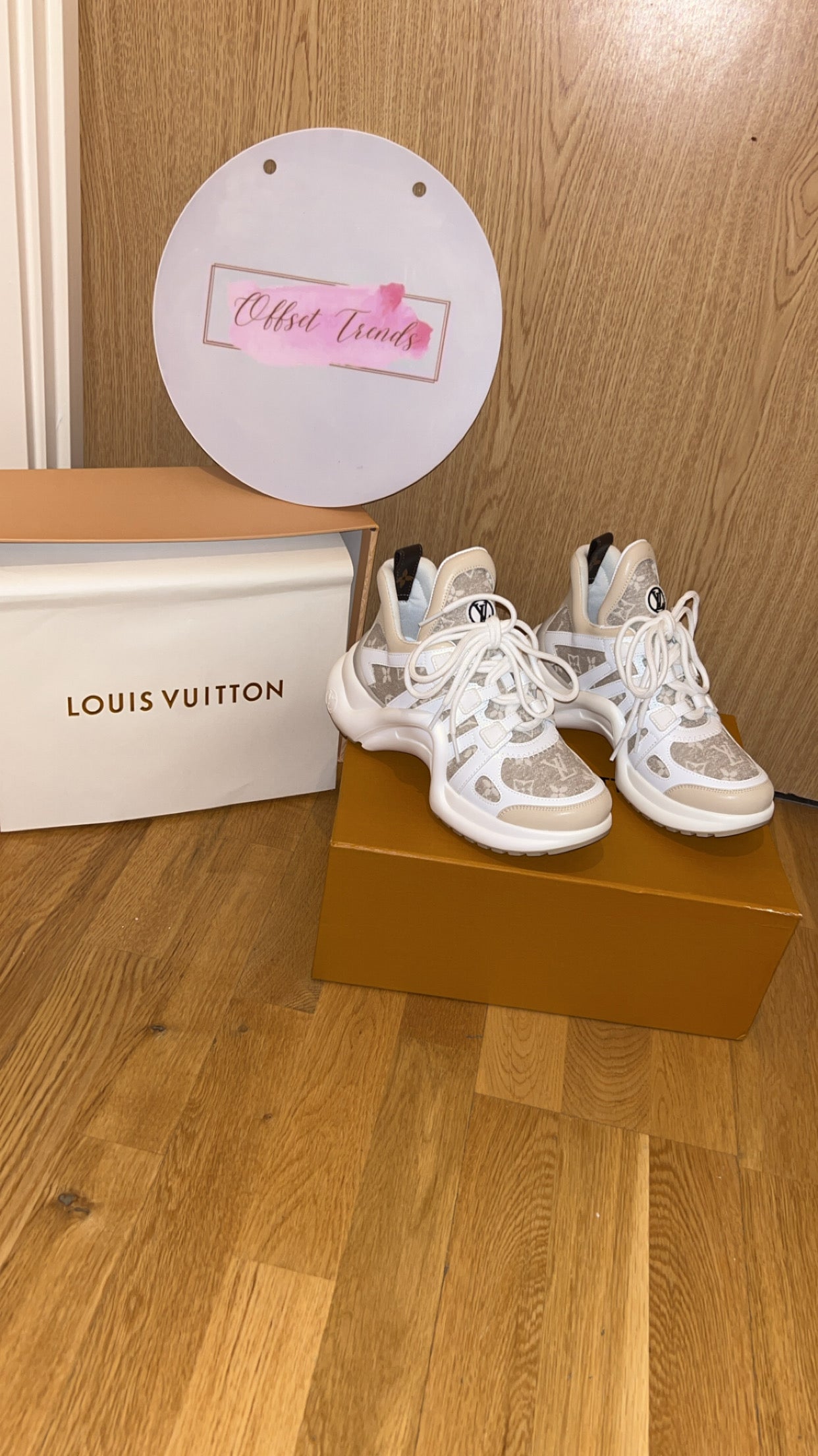 Beige Trainers