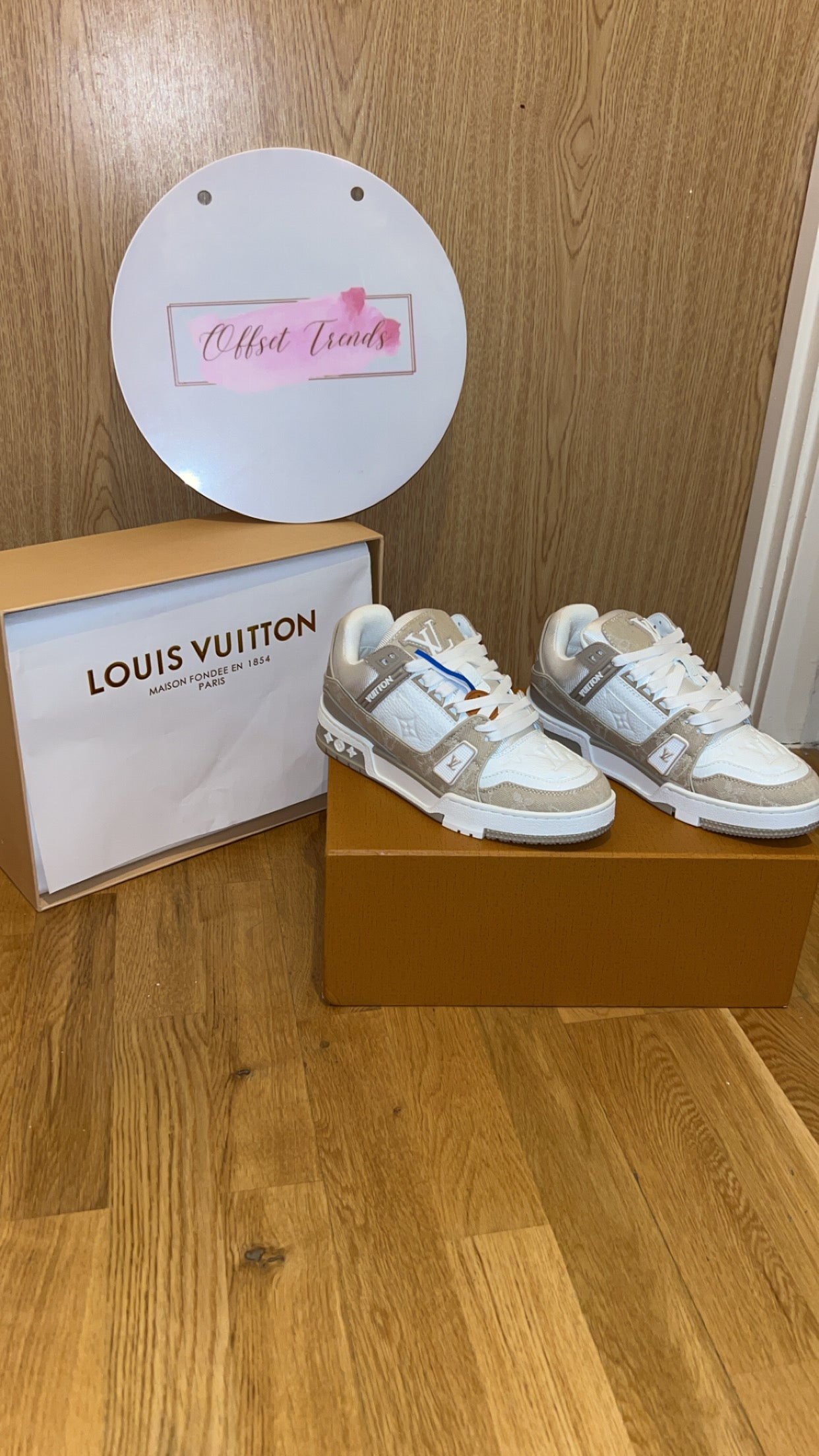 Beige Trainers