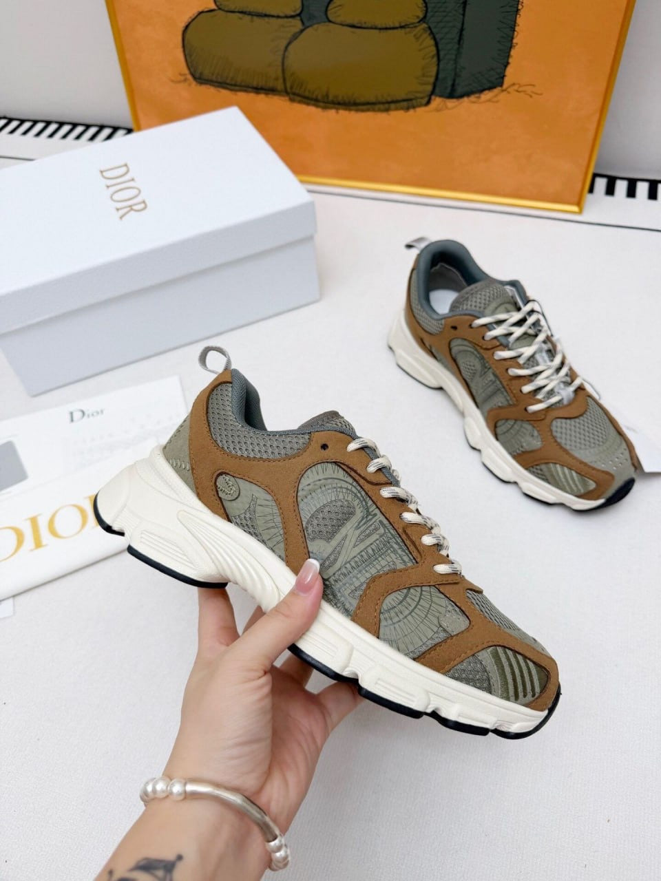 Khaki Trainers