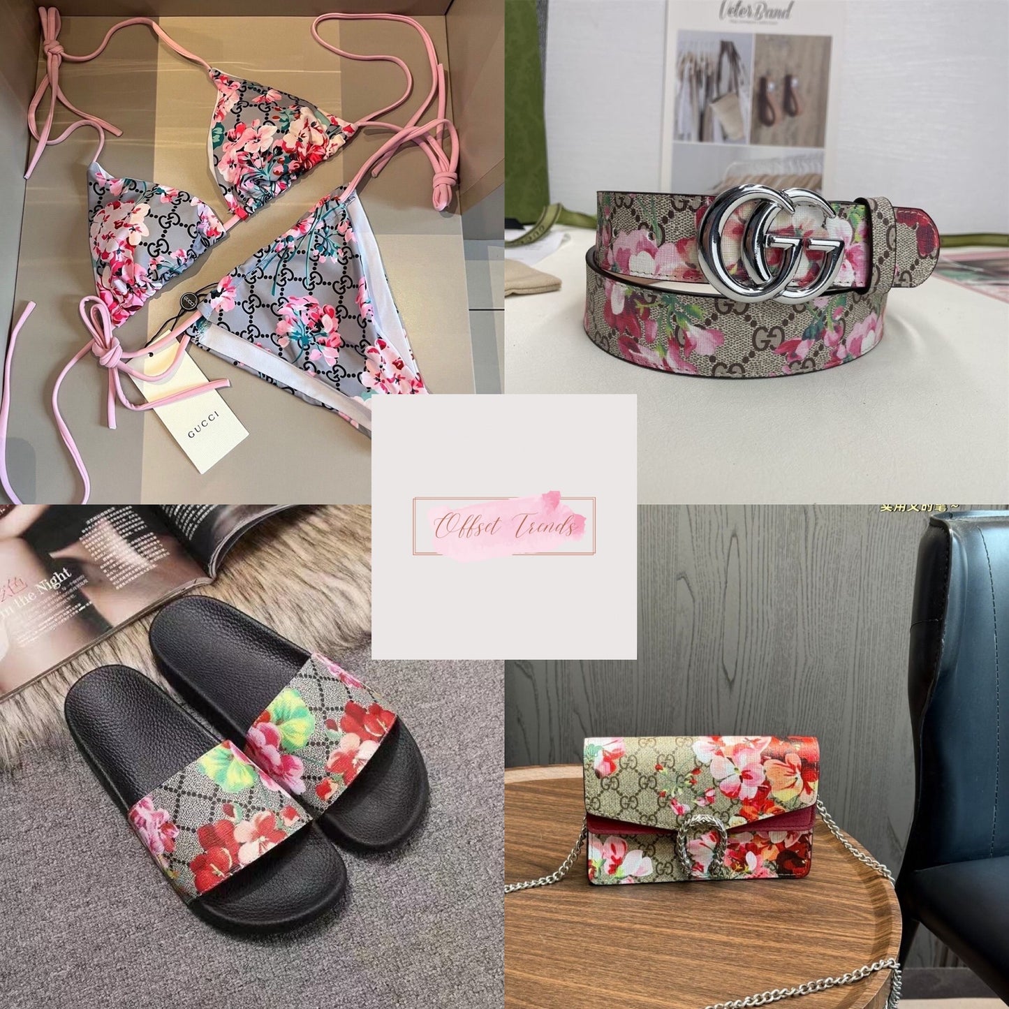 Slider&Bag&Belt&Bikini Set