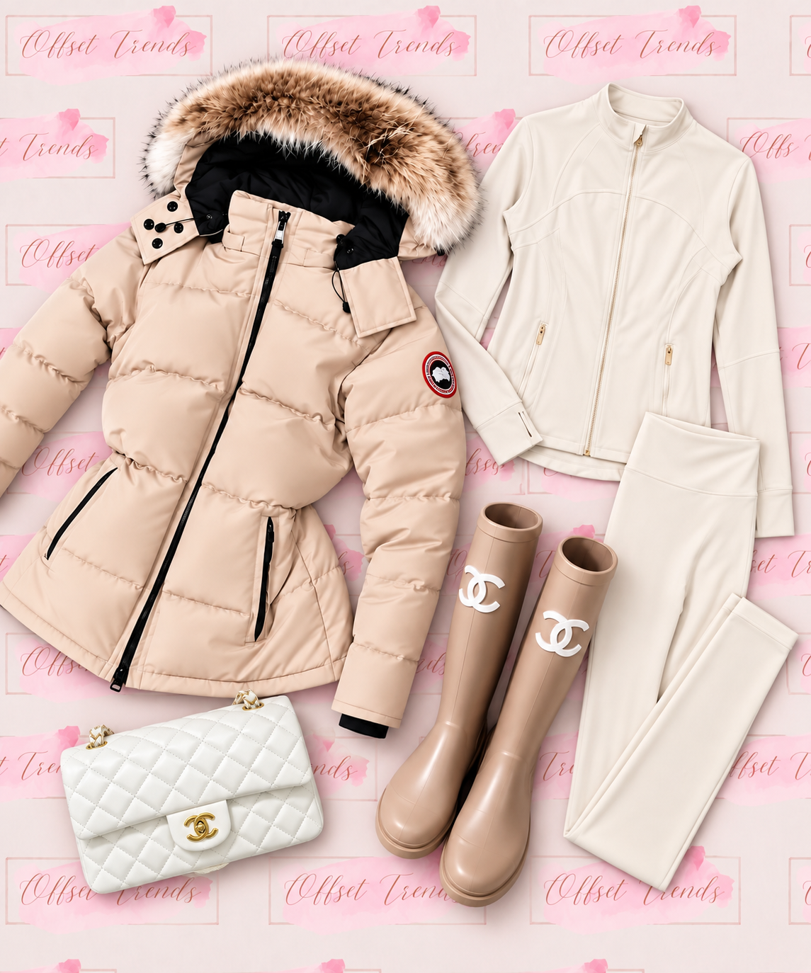 Lulu&Coat&Welly&Bag Combo