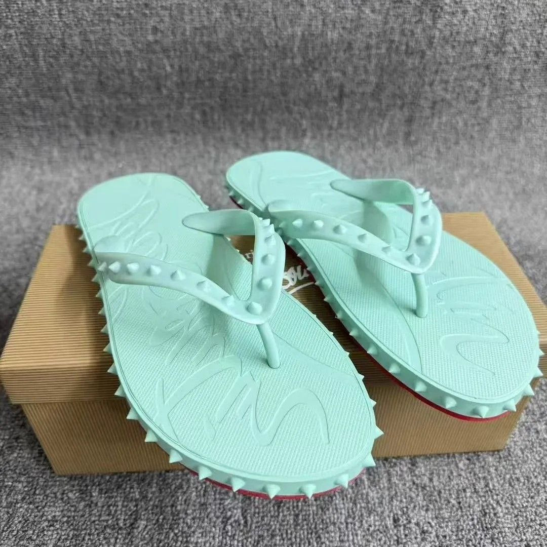 Blue Flip Flops