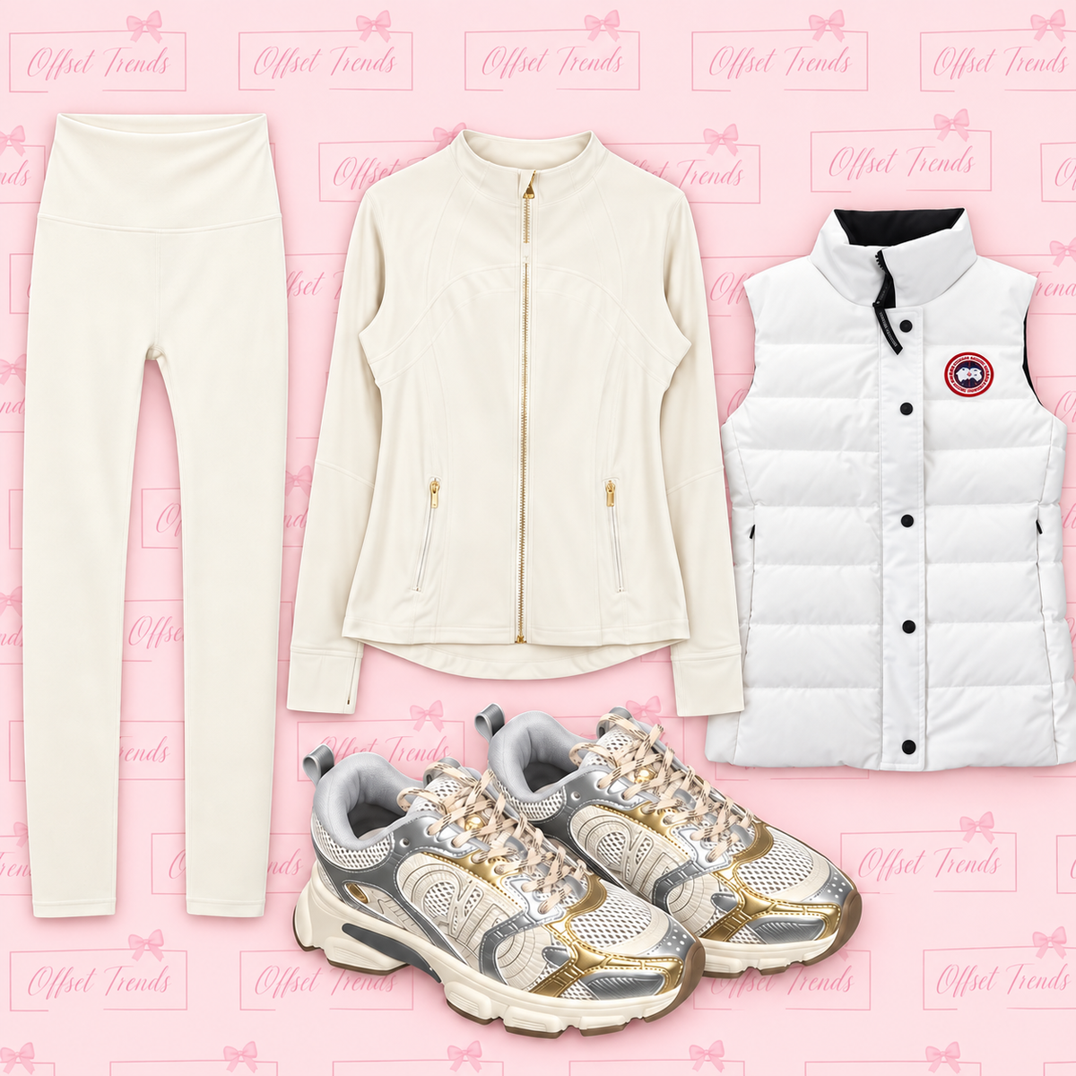 Lulu&Gilet&Trainer Combo