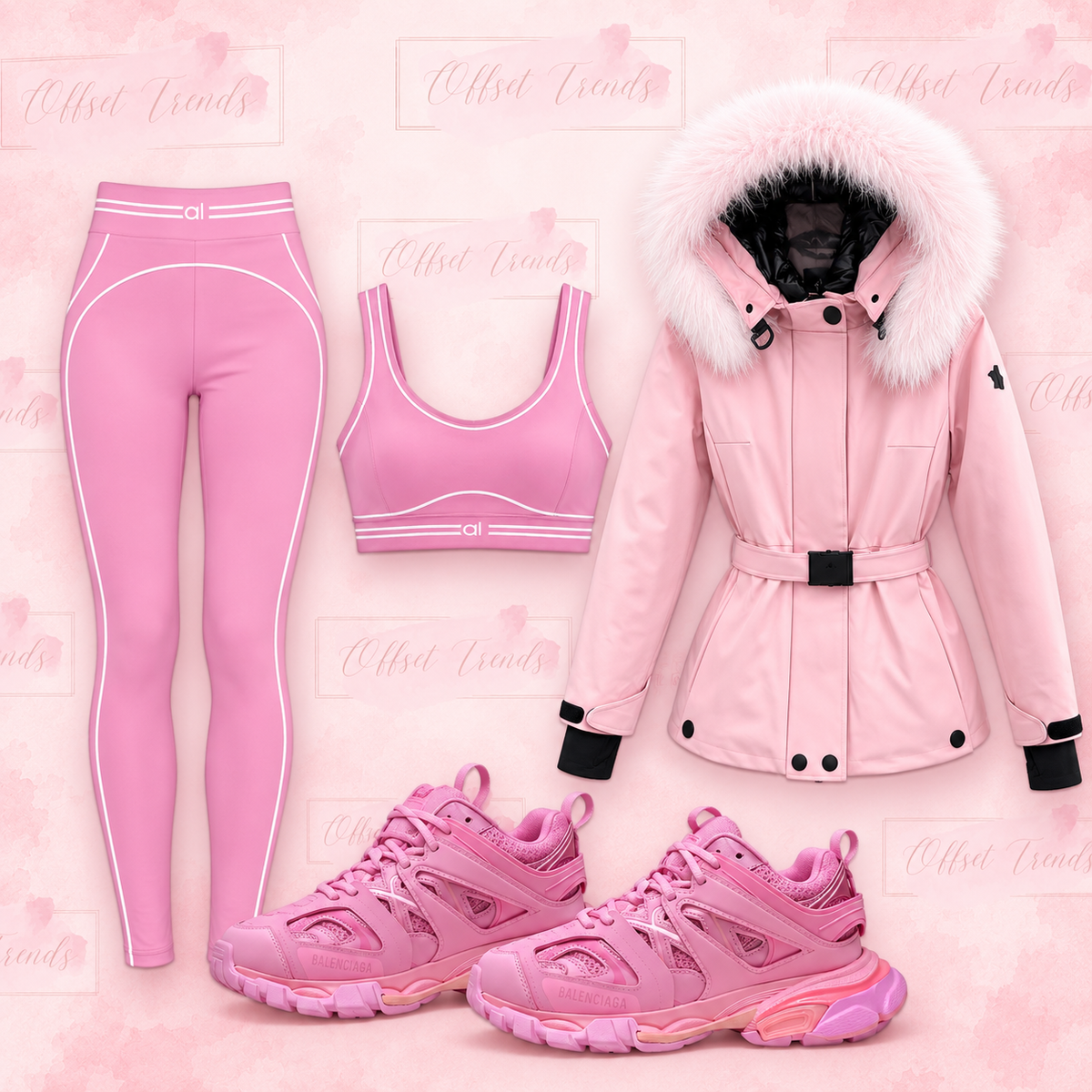 Gym Set&Coat&Tracks Combo