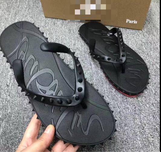 Black Flip Flops