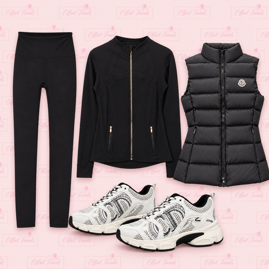 Lulu&Gilet&Trainer Combo