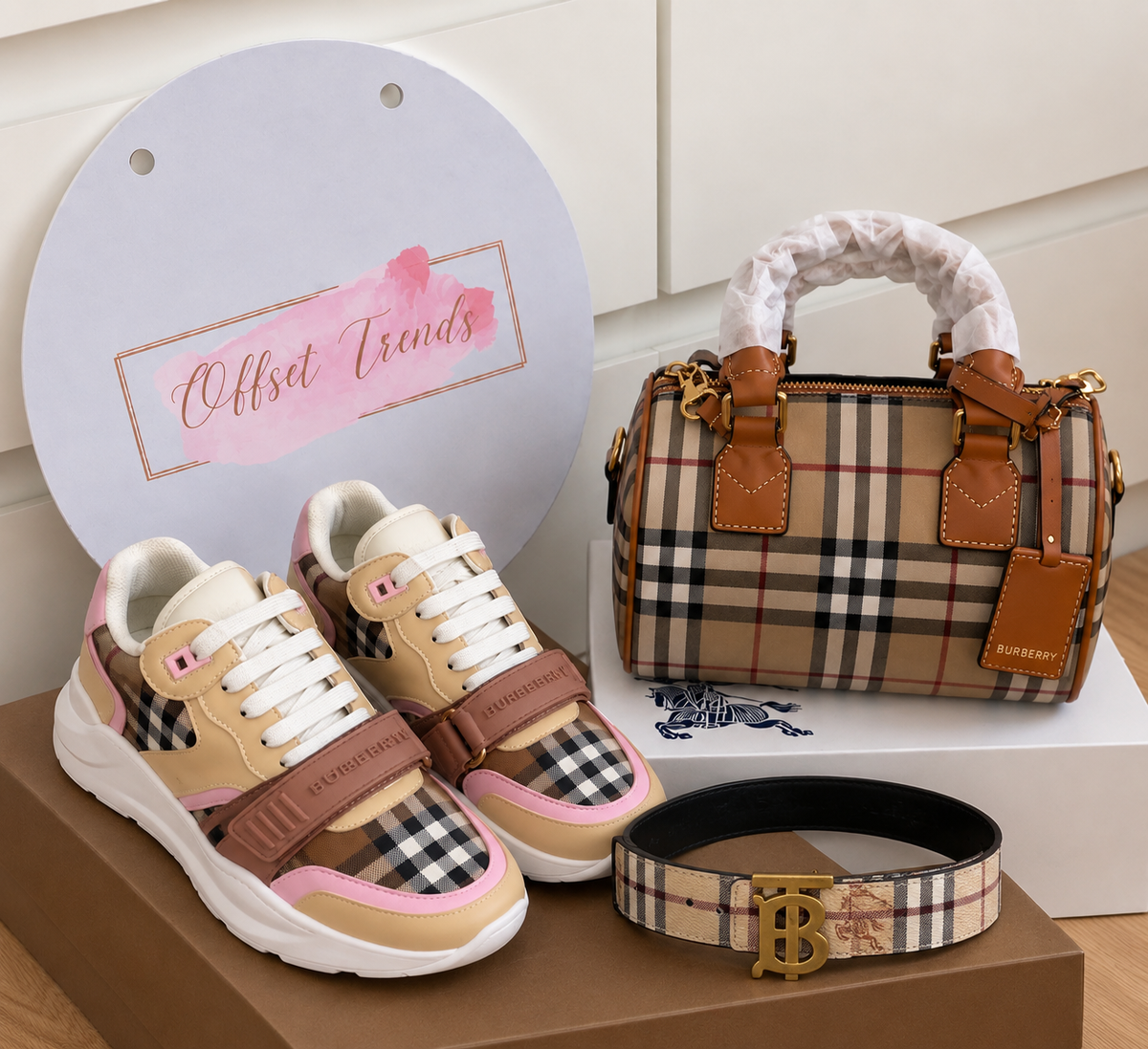 Trainer&Medium Bag&Belt Set