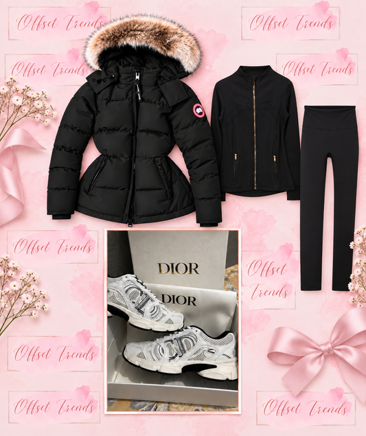 Lulu&Coat&Trainer Combo