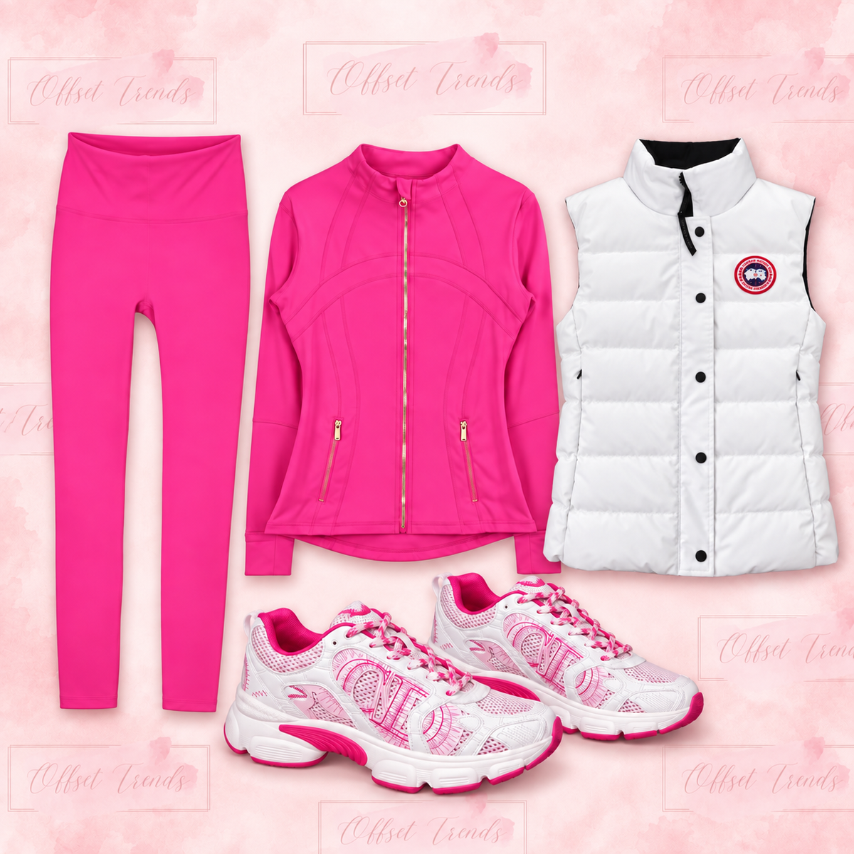 Lulu&Gilet&Trainer Combo