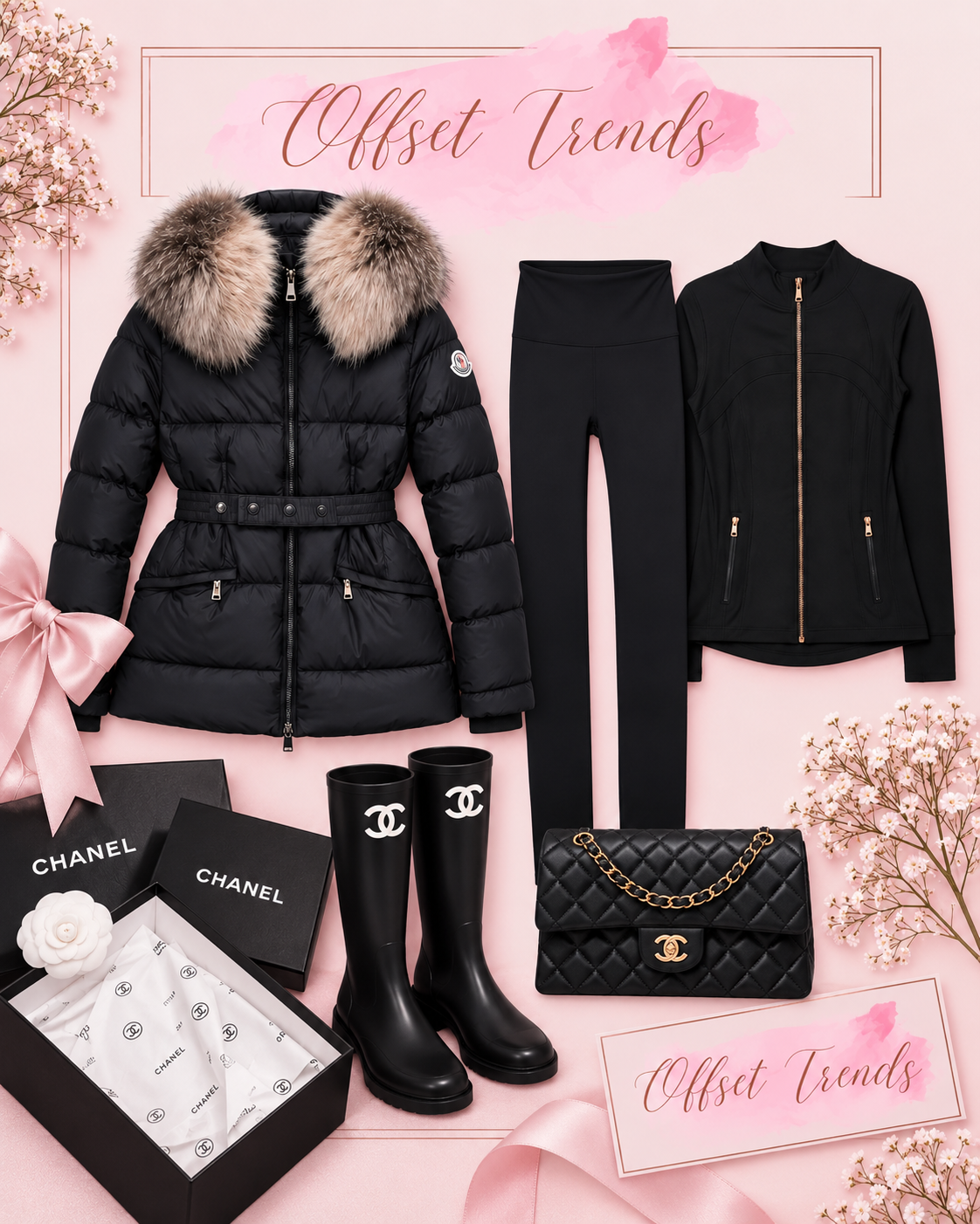 Lulu&Coat&Welly&Bag Combo