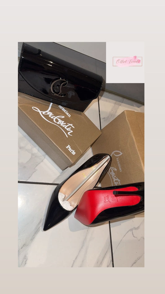 Black Heel&Bag Set
