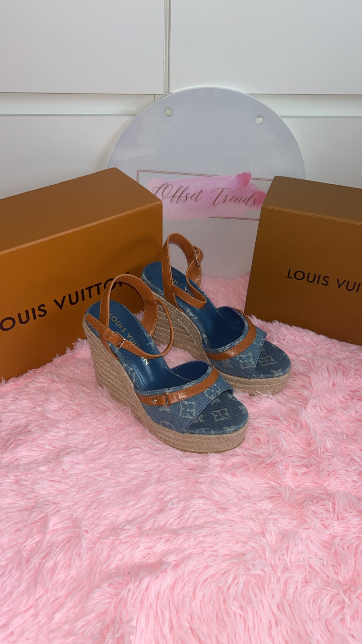Denim Heels