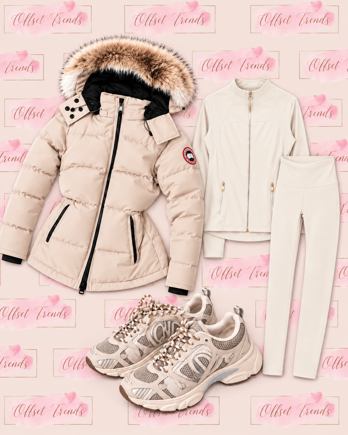 Lulu&Coat&Trainer Combo