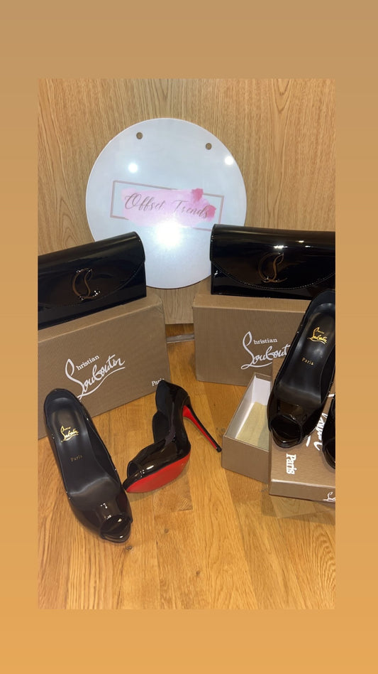 Black Heel&Bag Set