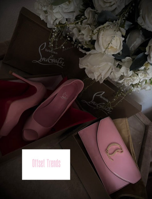 Pink Heel&Bag Set