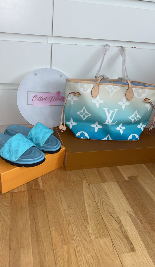Blue Slider&Bag Set