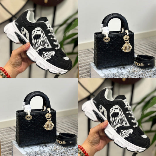 Black Bag&Trainer Set