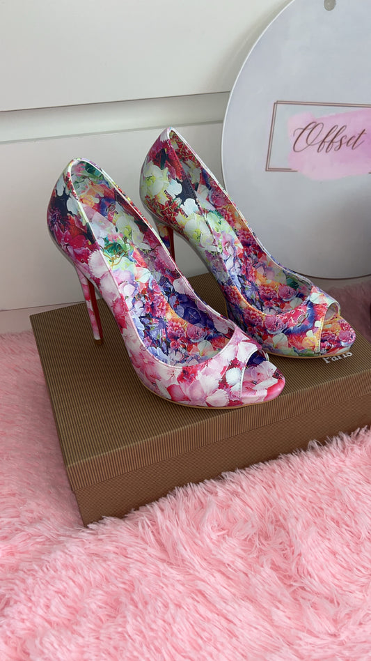 Floral Heels