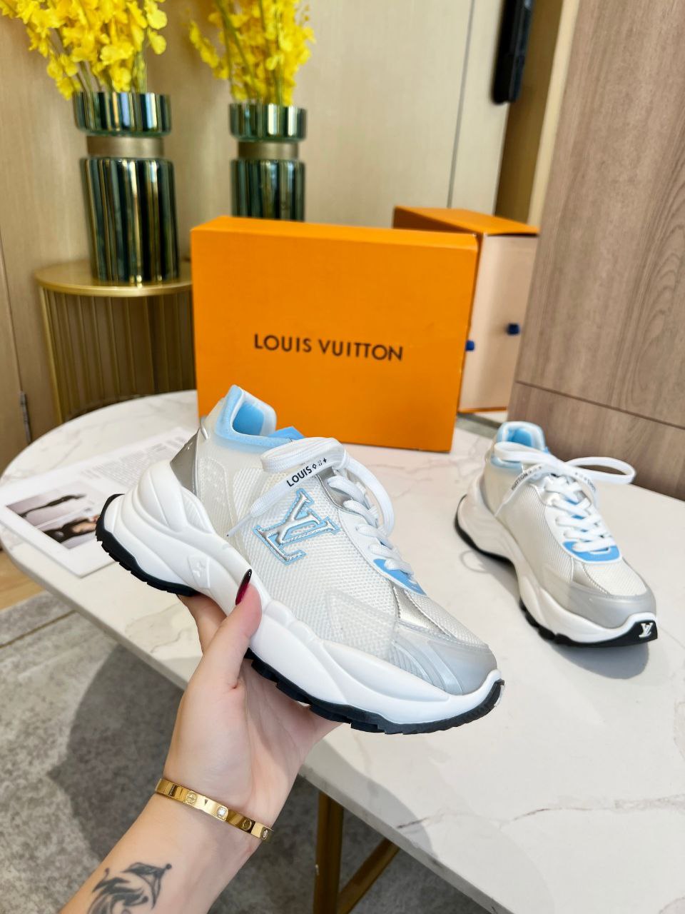 Blue Trainers