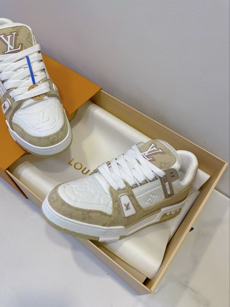 Beige Trainers