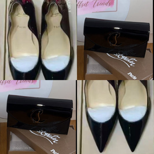 Black Heel&Bag Set