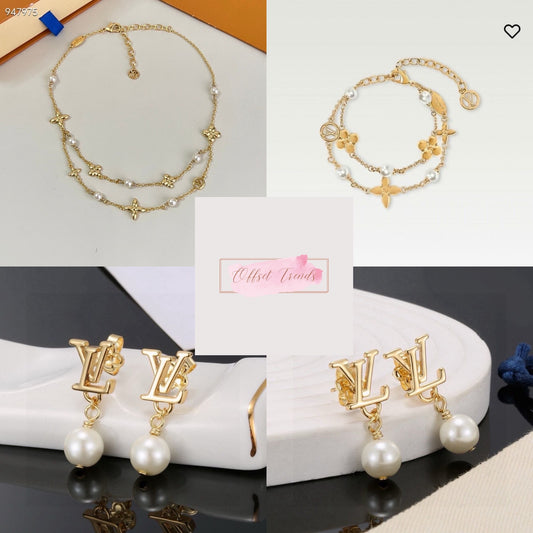 Necklace&Bracelet&Earring Set
