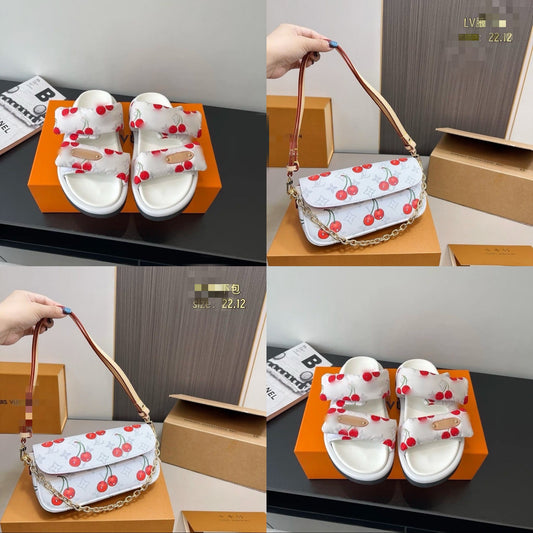 Cherry Slider&Bag Set