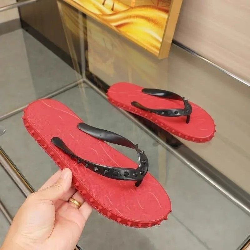 Red Flip Flops